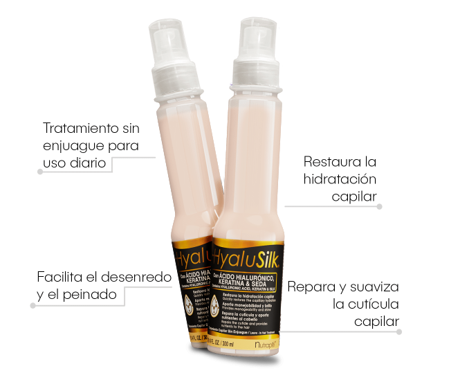 Nutrapel Tratamiento bifasico Hyalusilk - Acido Hialuronico