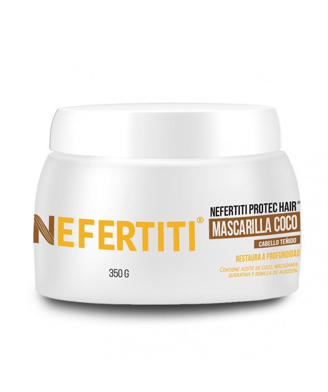 Nefertiti mascarilla intensiva protec coco p/cab. teñido 350g
