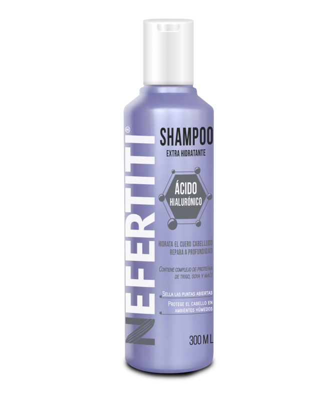 Nefertiti shampoo ácido hialurónico extra hidratante 300 ml